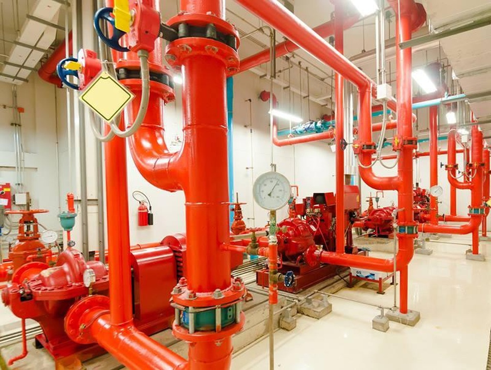 “Ông lớn” PCCC thế giới xem xét dùng robot chữa cháy trong tòa nhà Việt - 1 Một hệ thống chữa cháy theo tiêu chuẩn của NFPA và quốc tế