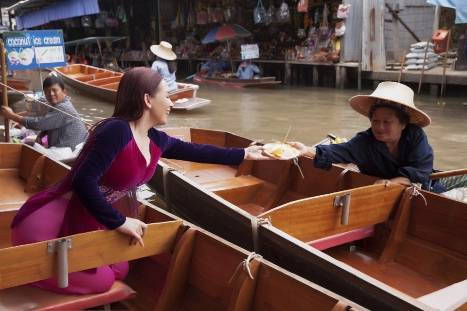 “Bà mẹ nhiều con” cho biết, cô rất thích ăn xoài, đặc biệt là xoài chín thì ăn bao nhiêu cũng được.