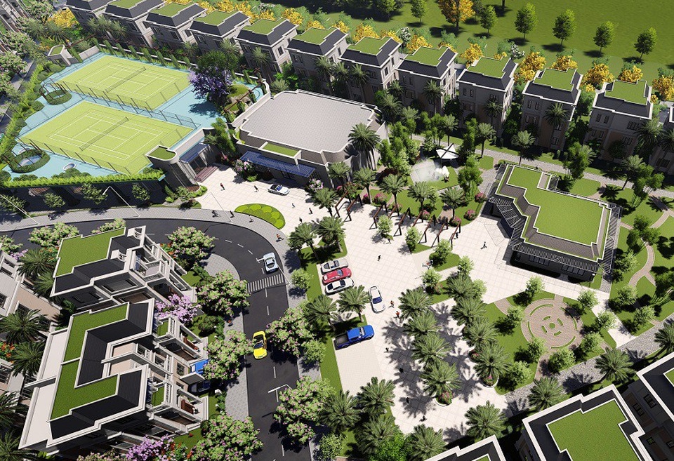 Ra mắt khu đô thị đáng sống bậc nhất Vĩnh Yên - VCI Mountain View - 2 Một góc tiện ích trong khu đô thị cao cấp VCI Mountain View