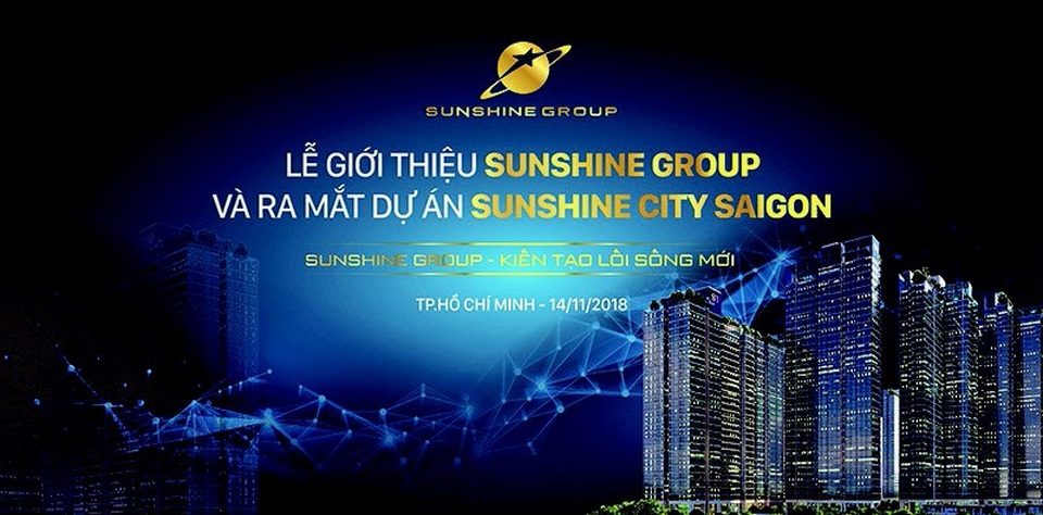 
Sự kiện ra mắt của Sunshine Group tại Sài Gòn sẽ diễn ra vào ngày 14/11 tới tại Gem Center (Tp.HCM)
