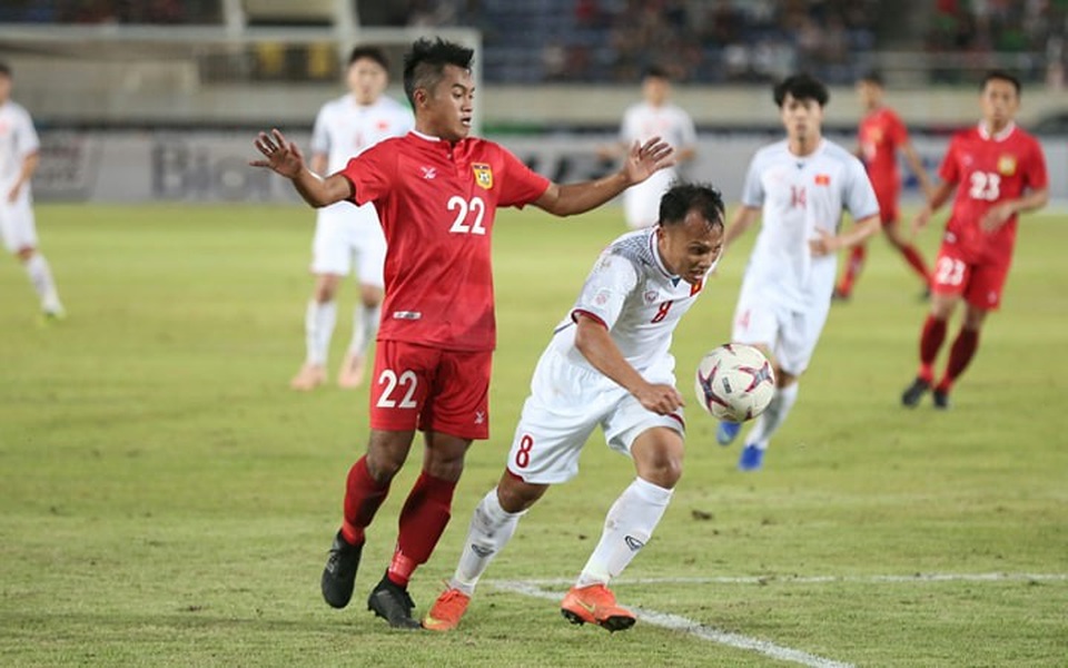 Đội tuyển Việt Nam còn 3 chân sút từng “phá lưới” Myanmar ở AFF Cup - 2 Trọng Hoàng cũng từng làm điều tương tự như Anh Đức cách nay 8 năm (ảnh: Huyền Trang)
