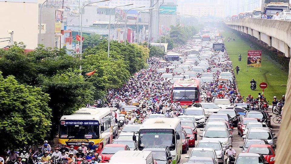 Hà Nội không thu phí xe máy vào nội đô - 1 TP Hà Nội đang xây dựng đề án thu phí phương tiện vào nội đô