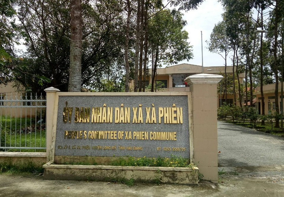 Xã Xà Phiên nơi ông H. công tác