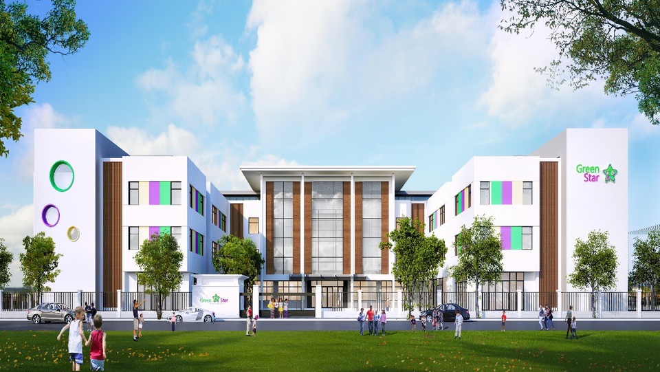 Trường Mầm non - Tiểu học Quốc tế Green Star - Tương lai bắt đầu từ đây - 1
Trường Green Star.