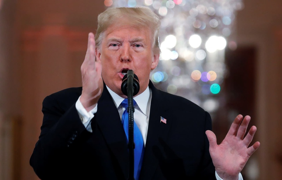 Ông Trump dùng cuộc chiến thương mại với Trung Quốc để "hàn gắn" nước Mỹ - 1 Tổng thống Mỹ Donald Trump (Ảnh: Reuters)