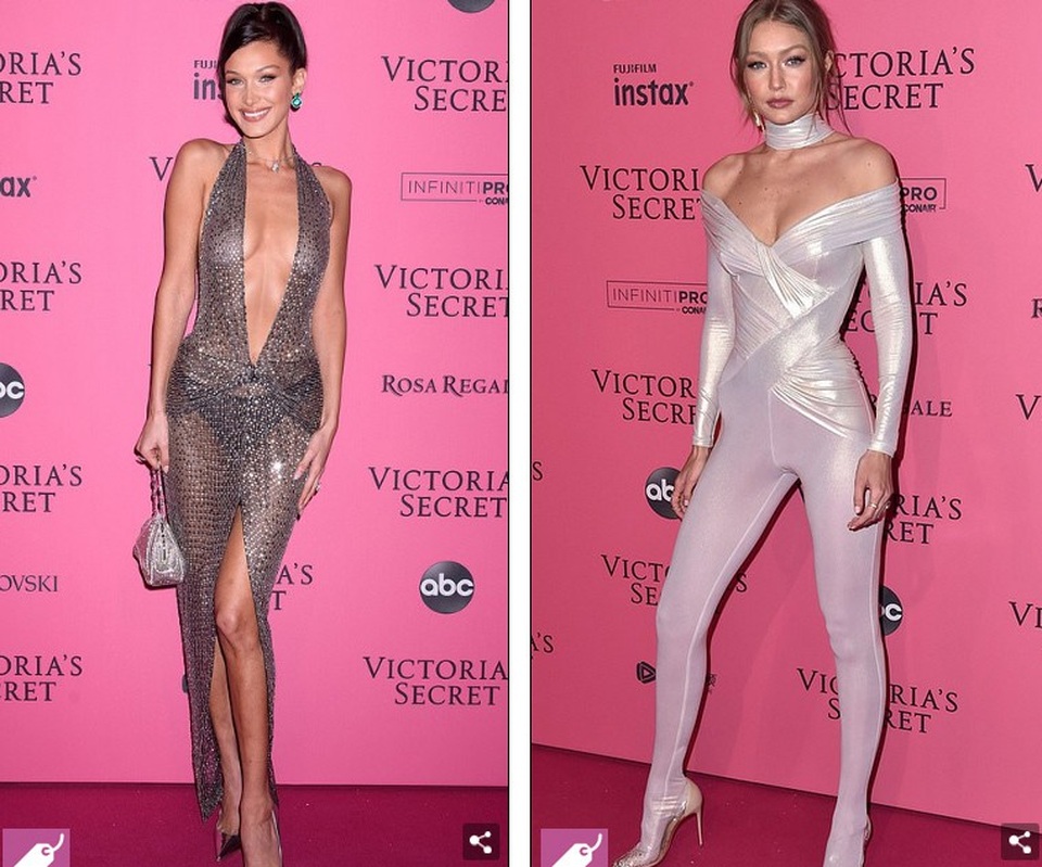 Dàn siêu mẫu nội y diện trang phục xẻ tứ bề - 1
Bella Hadid và Gigi Hadid - cặp chị em quyền lực của làng mốt quốc tế trong sự kiện thời trang diễn ra tại New York ngày 9/11