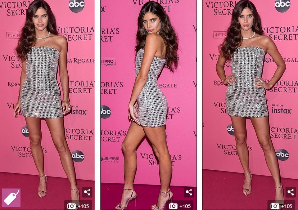 Dàn siêu mẫu nội y diện trang phục xẻ tứ bề - 12
Sara Sampaio sành điệu với váy Ralph & Russo