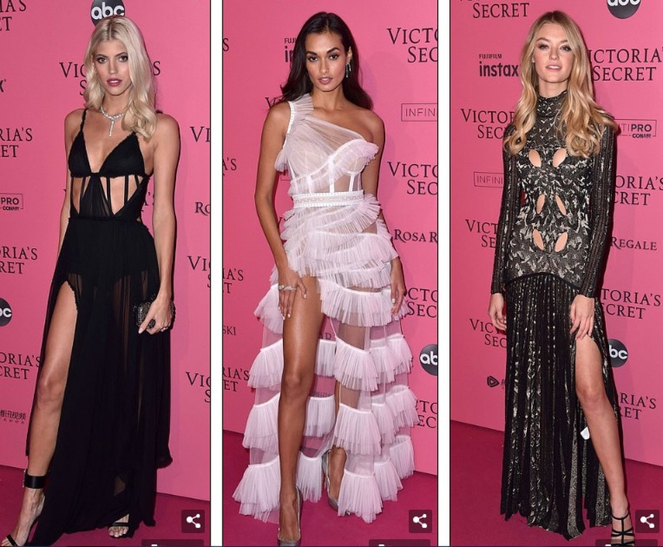 Dàn siêu mẫu nội y diện trang phục xẻ tứ bề - 24
Devon Windsor, Gizele Oliveira và Willow Hand