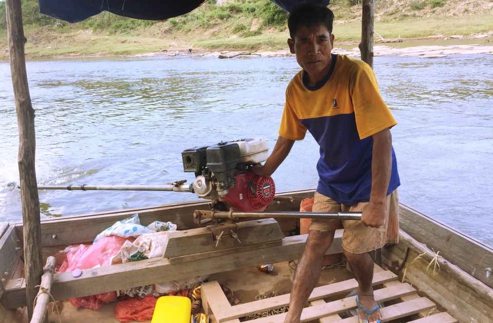 
Ông Tó nói rằng, lái đò cũng là công việc mệt nhọc.
