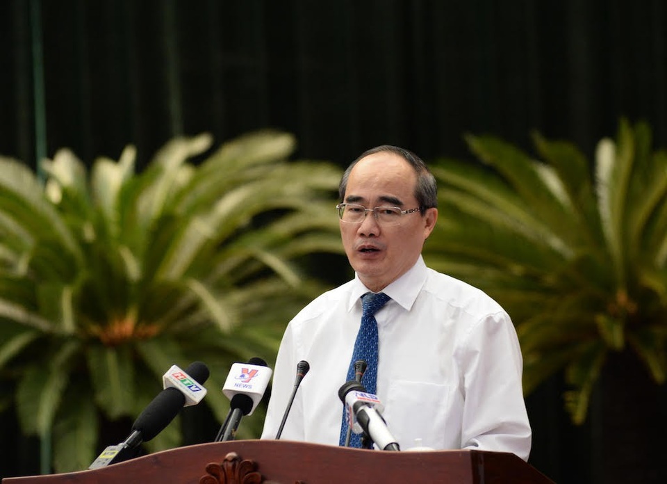 Bí thư Thành ủy TPHCM: Không để người dân Thủ Thiêm khó khăn về nhà ở - 1 Bí thư Thành ủy TPHCM Nguyễn Thiện Nhân cho biết Thành phố cần thành lập tổ công tác về đền bù, tái định cư