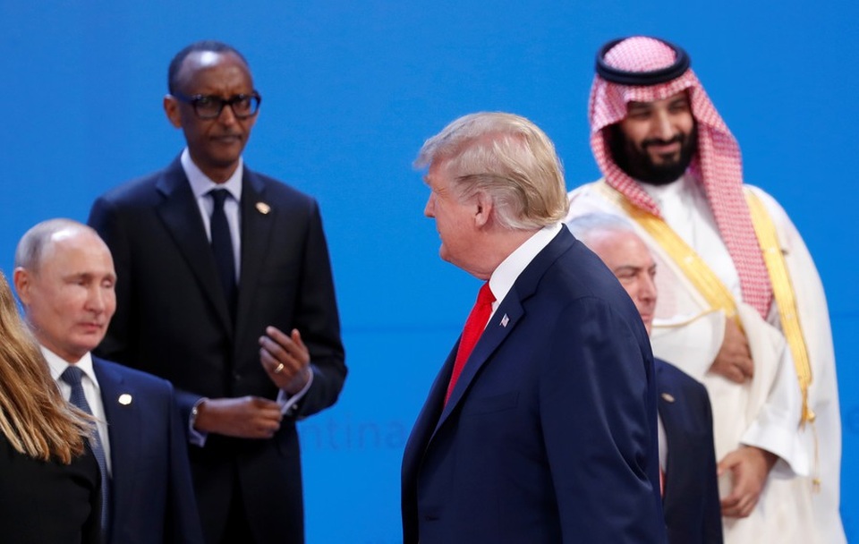 Ông Trump và ông Putin lạnh lùng chạm mặt nhau ở hội nghị G20 - 2
(Ảnh: Reuters)