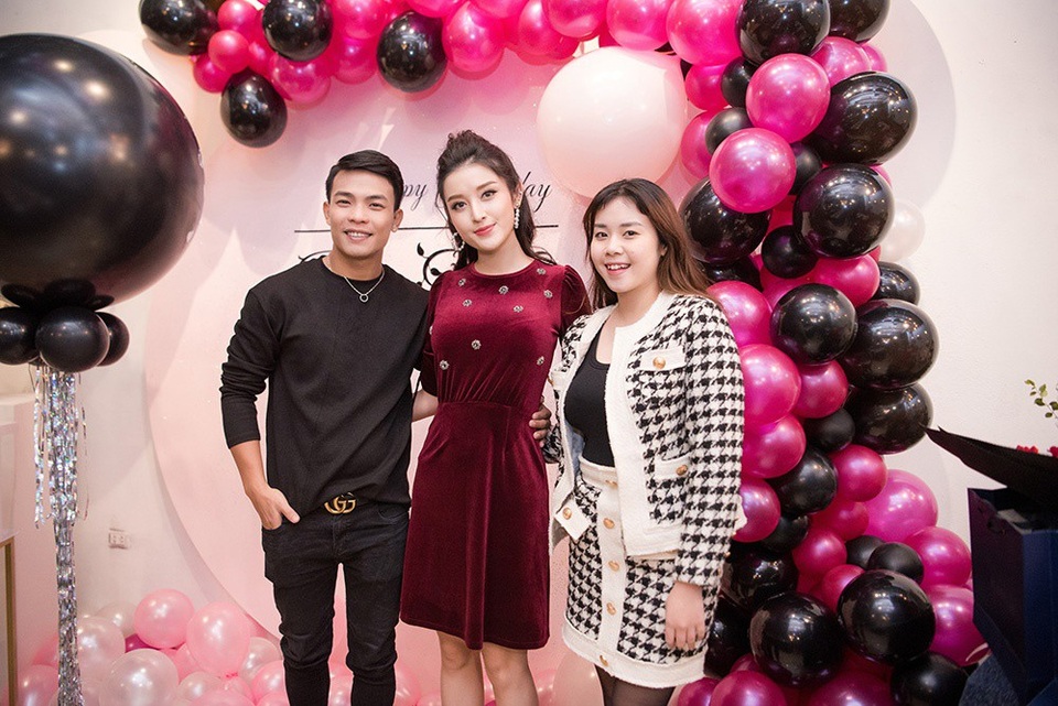 Huyền My và nhạc sĩ Dương Trường Giang.