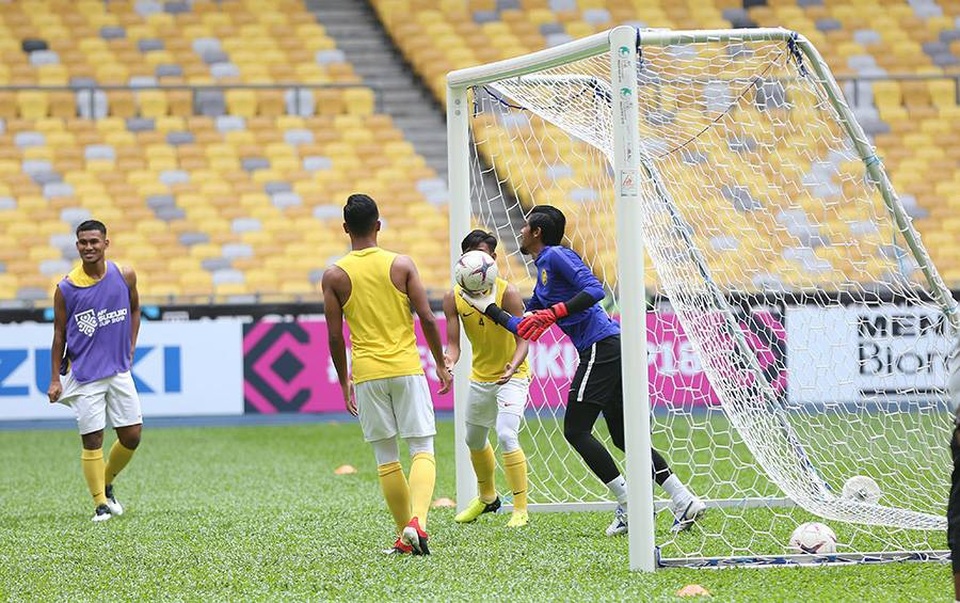 Malaysia hứng khởi trong buổi tập, sẵn sàng tiếp đón tuyển Việt Nam - 4 Malaysia hứng khởi trong buổi tập, sẵn sàng tiếp đón tuyển Việt Nam - 4