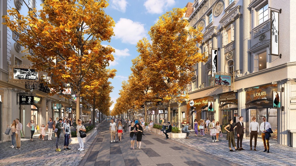 Sun Plaza Grand World - Shophouse Europe thuộc Tập đoàn Sun Group chính thức ra mắt tại Hạ Long - 2 Những dãy phố mua sắm phong cách châu Âu là nét vẽ đẳng cấp cho BĐS Hạ Long