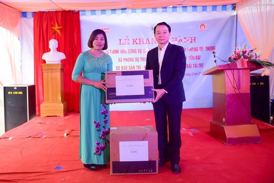 Niềm vui ngày khánh thành Nhà công vụ Dân trí tại Yên Bái - 5 Niềm vui ngày khánh thành Nhà công vụ Dân trí tại Yên Bái - 5