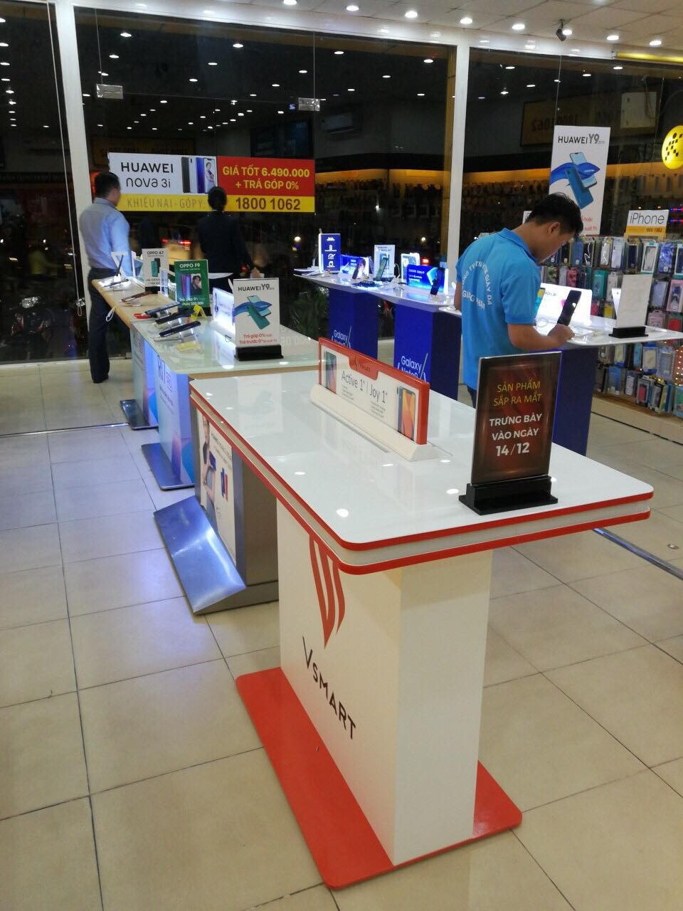 Các điểm trưng bày smartphone Vsmart đã sẵn sàng