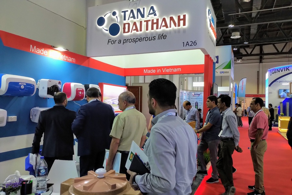 Tập đoàn Tân Á Đại Thành tham dự Triển lãm The Big 5 tại Dubai - 1 Gian hàng “Made in Vietnam” của Tân Á Đại Thành thu hút khách tham quan tại triển lãm