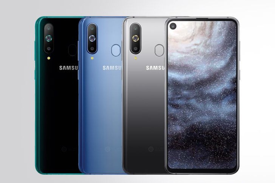 Samsung trình làng smartphone “màn hình đục lỗ” đầu tiên trên thế giới - 4 Thiết kế tổng thể Galaxy A8s