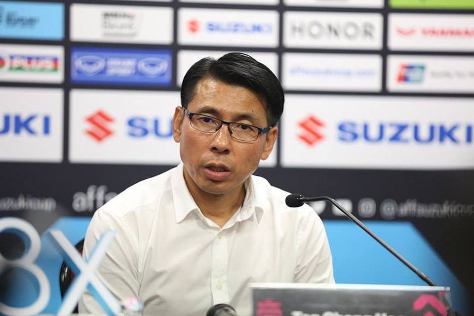 HLV Tan Cheng Hoe: “Tuyển Việt Nam đã chơi trận hay nhất từ đầu giải” - 1
HLV Tan Cheng Hoe hài lòng với màn trình diễn của các học trò