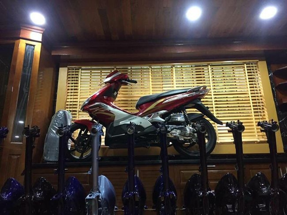 
Chiếc Air Blade được cho là có biển số tứ quý
