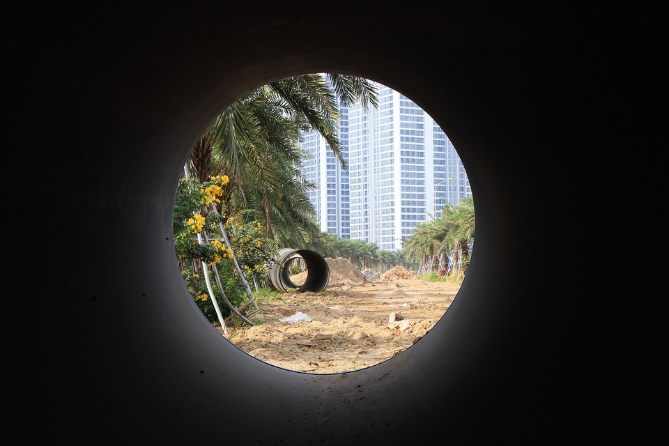 Toàn cảnh công trình nước sạch sông Đà số 2 đang thi công - 4