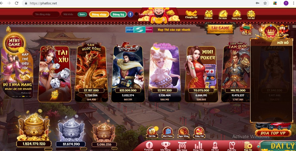 Xuất hiện cờ bạc đa cấp online - 4
Giao diện bắt mắt của game bài ph.