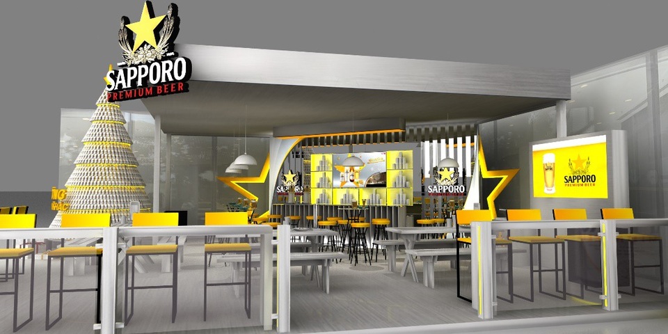 Đón mùa lễ hội cuối năm ấn tượng hơn tại Landmark 81 - 5 Landmark 81 đã hot càng thêm hot với sự xuất hiện của Sapporo Premium Bar