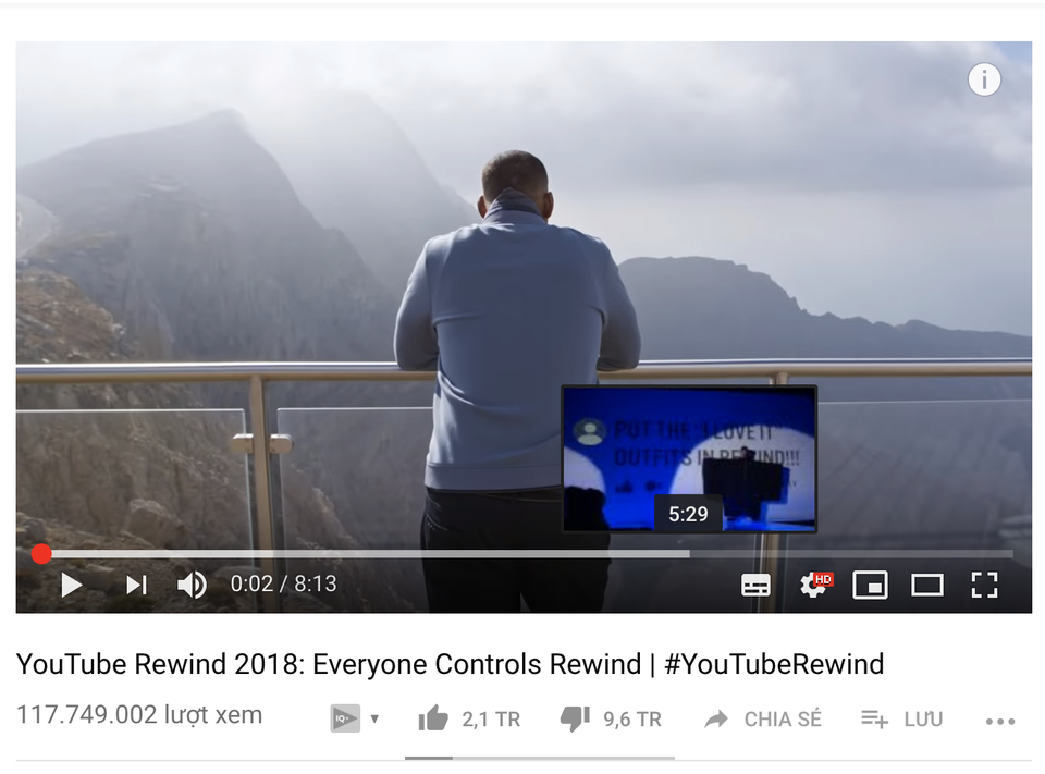 Video tổng kết cả năm của Youtube có tốc độ "dislike" kinh hoàng - 1 Video tổng kết cả năm của Youtube có tốc độ dislike đáng kinh hoàng