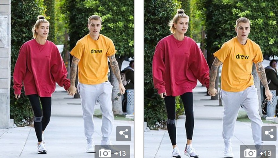 Vợ chồng Justin Bieber vui vẻ ra phố - 3
Justin Bieber và Hailey Baldwin bất ngờ kết hôn bí mật hồi tháng 9 vừa qua