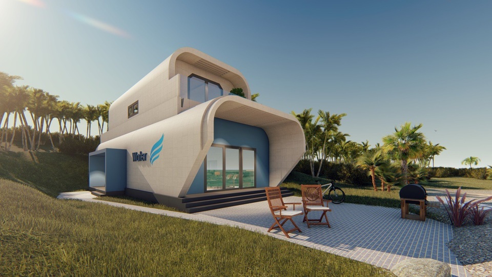 Nhà cửa sẽ được phân phối như ô tô và có khả năng chống được thiên tai - 3
Water House trong tương lai có thể tích hợp vào Fly House , thiết kế kiểu du thuyền