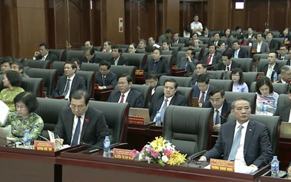 Đà Nẵng lấy phiếu tín nhiệm chức danh do Hội đồng nhân dân TP bầu ra - 2 Các đại biểu dự kỳ họp cuối năm 2018 của HĐND TP Đà Nẵng. Kỳ họp sẽ tiến hành lấy phiếu tín nhiệm các chức danh do HĐND TP bầu ra