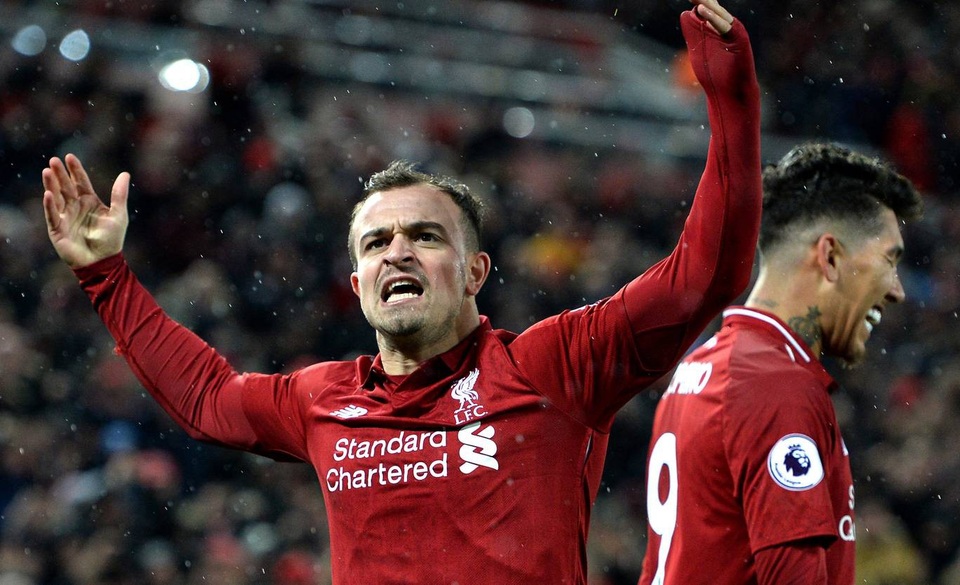 Nhìn lại thất bại thảm hại của Man Utd trên sân Liverpool - 19
Tiền đạo người Thụy Sĩ khuấy động cổ động viên đội nhà khi Liverpool vượt lên dẫn trước lần hai