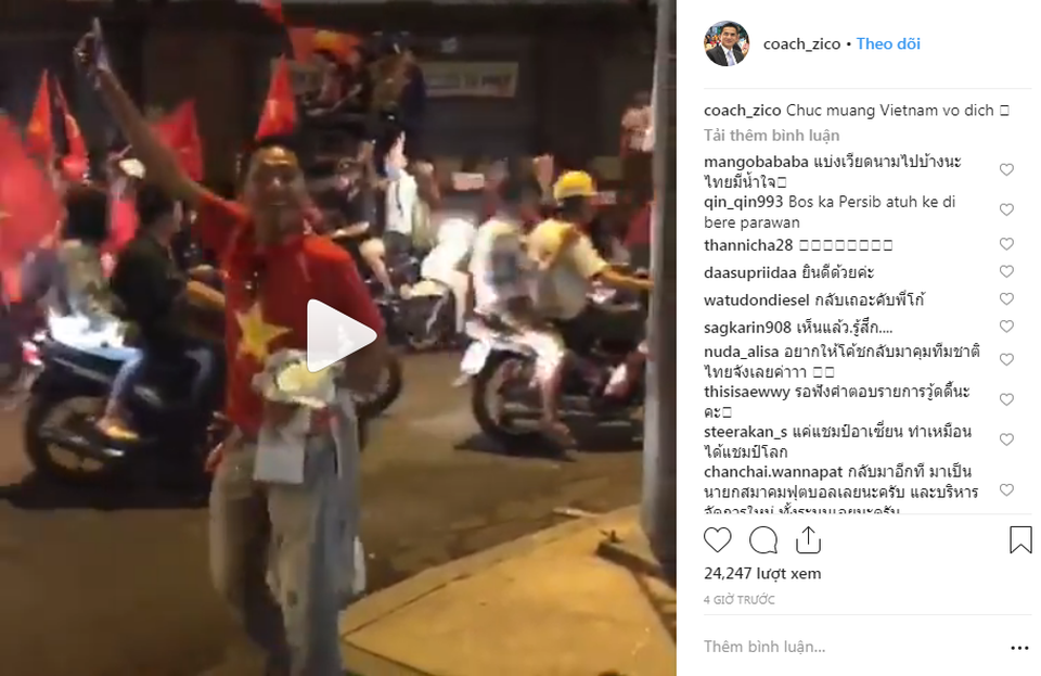 Kiatisak chúc mừng đội tuyển Việt Nam vô địch AFF Cup 2018 - 1
Kiatisak chúc mừng đội tuyển Việt Nam vô địch AFF Cup 2018