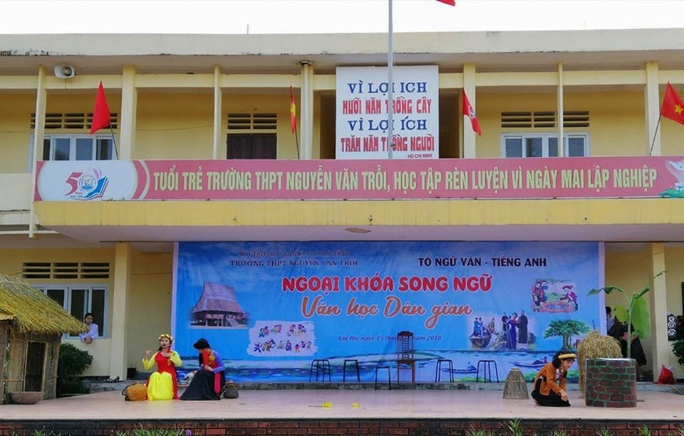 Hà Tĩnh: Ngôi trường tiên phong đổi mới phương pháp dạy và học - Ảnh 1. Hà Tĩnh: Ngôi trường tiên phong đổi mới phương pháp dạy và học - Ảnh 1.