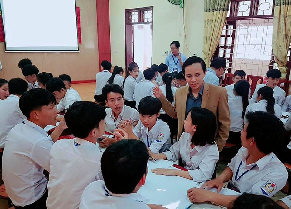 Hà Tĩnh: Ngôi trường tiên phong đổi mới phương pháp dạy và học - Ảnh 3. Hà Tĩnh: Ngôi trường tiên phong đổi mới phương pháp dạy và học - Ảnh 3.