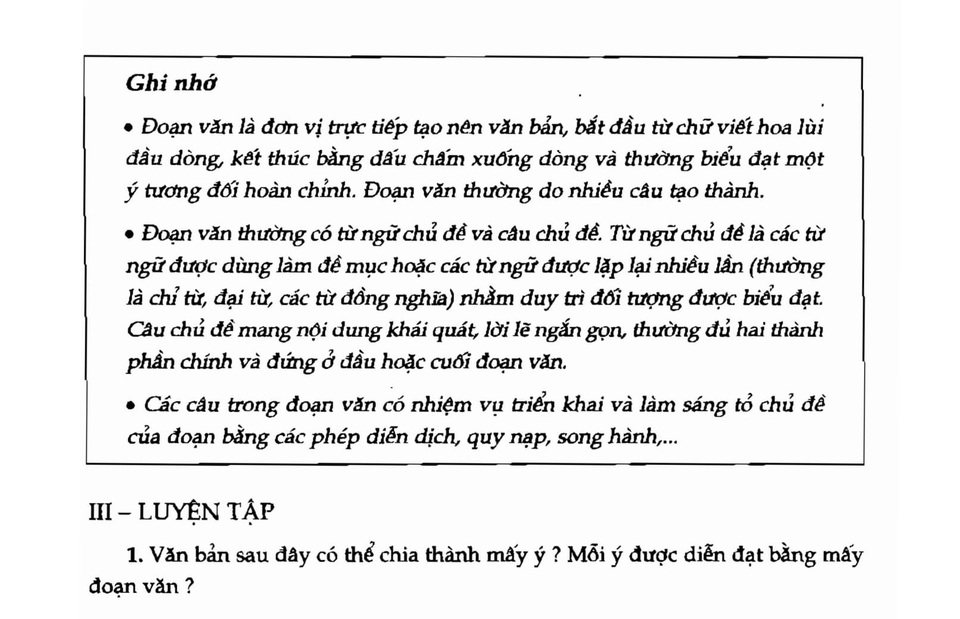 Giáo viên chỉ ra “bất ổn” trong đề thi THPT Quốc gia môn Ngữ văn - 1 Đề thi yêu cầu viết đoạn văn nghị luận xã hội là chưa đúng với khái niệm đoạn văn là gì mà SGK Ngữ văn lớp 8 đưa ra.
