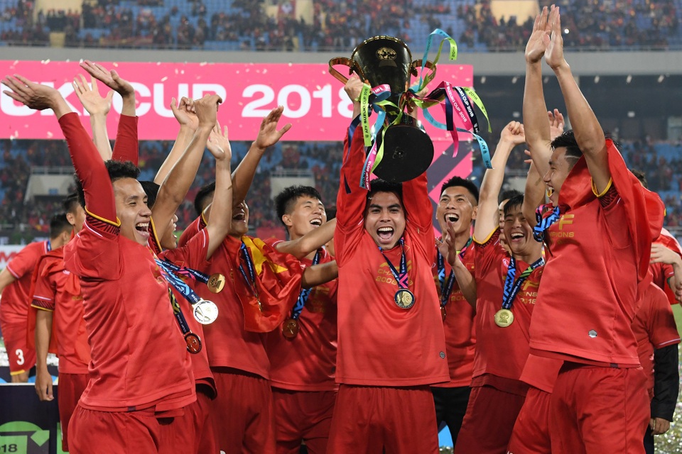 10 sự kiện của bóng đá Việt Nam năm 2018 - 1 Đội tuyển Việt Nam vô địch AFF Cup sau đúng 10 năm chờ đợi