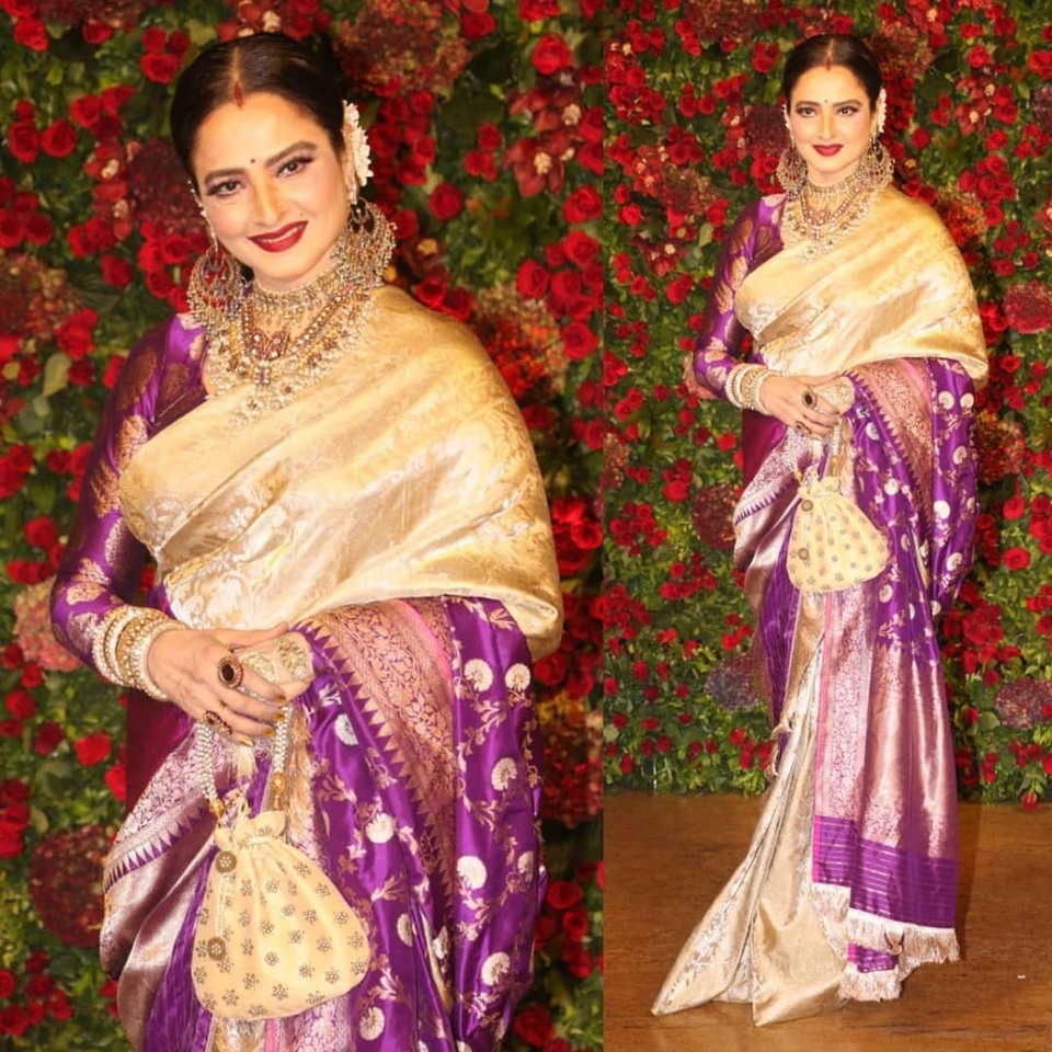 Sao Bollywood tổ chức tiệc cưới xa hoa - 14
Rekha Ji