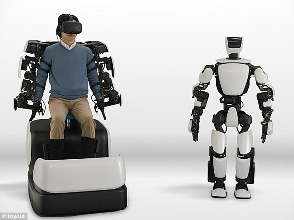 Nhật Bản phát triển robot Avatar như trong phim viễn tưởng - 1 Nhật Bản đang phát triển loại robot thế hệ thứ 3 có thể điều khiển từ khoảng cách gần 10 km.