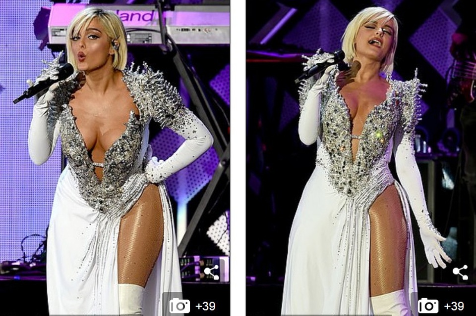 
Cô trình diễn loạt bài hit Meant to Be, Me, Myself & I, In the Name of Love...
