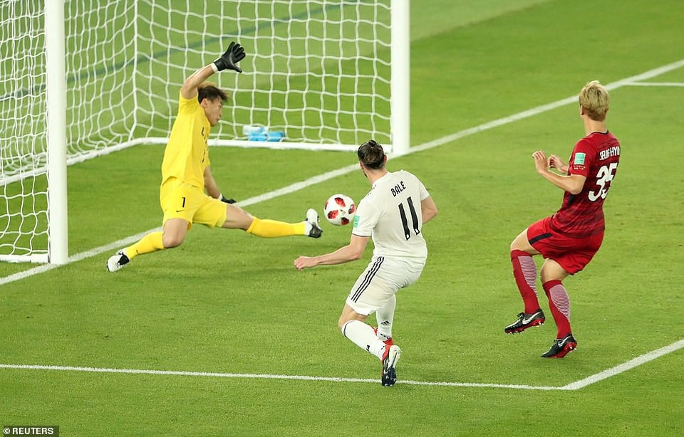 Bale lập hattrick, Real Madrid tiến vào chung kết FIFA Club World Cup - 6
Ngôi sao người xứ Wales nâng tỷ số lên 2-0 ở phút 53