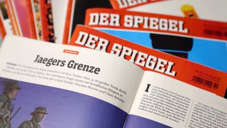 
Báo Der Spiegel là một trong những hãng tin nổi tiếng nhất của Đức (Ảnh: EPA)
