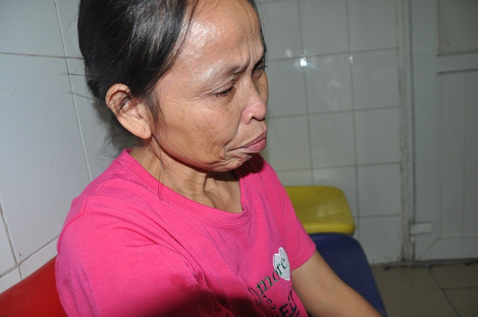 Chị Quang chỉ ao ước được ăn 1 bát cơm có thịt.