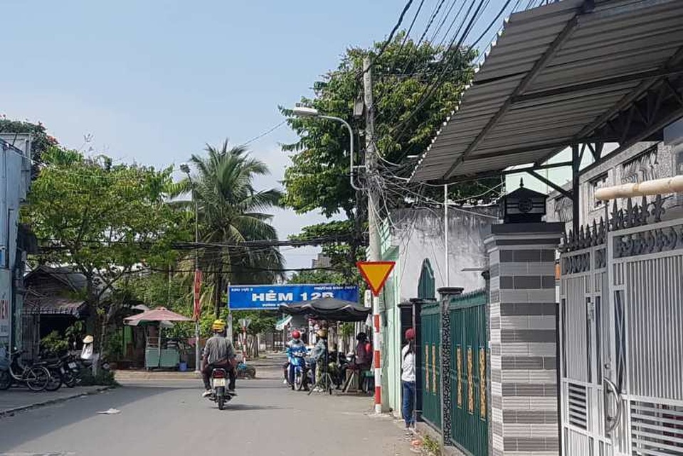 Con nghiện đâm chết người giao ma túy - 1 Con hẻm nơi xảy ra vụ việc