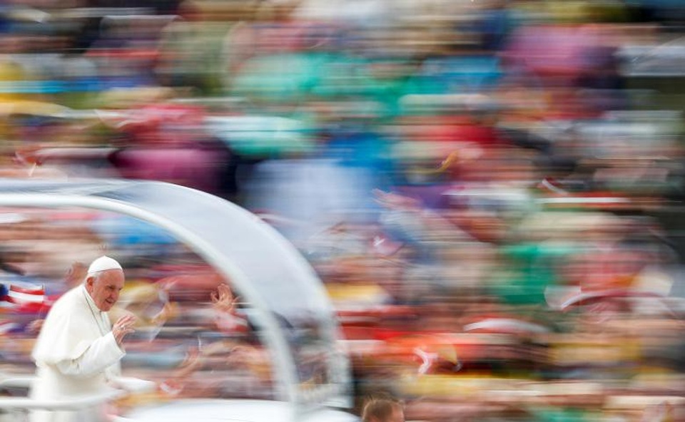 
Giáo hoàng Francis tới thăm Aglona, Lativa ngày 24/9.
