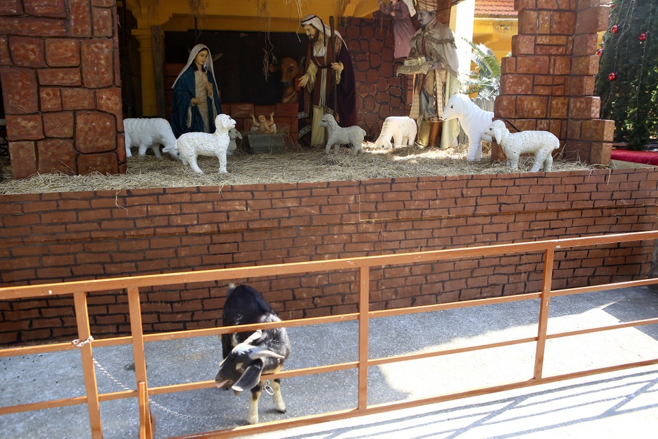 Nhà thờ ở Hà Nội lung linh trước đêm Giáng sinh - Ảnh 12. Nhà thờ ở Hà Nội lung linh trước đêm Giáng sinh - Ảnh 12.