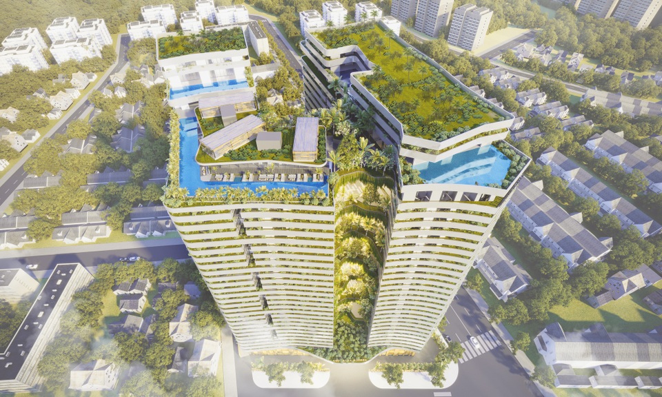 Victoria Garden gây sốt khi đưa công viên lên tầng chung cư - Ảnh 1. Victoria Garden gây sốt khi đưa công viên lên tầng chung cư - Ảnh 1.