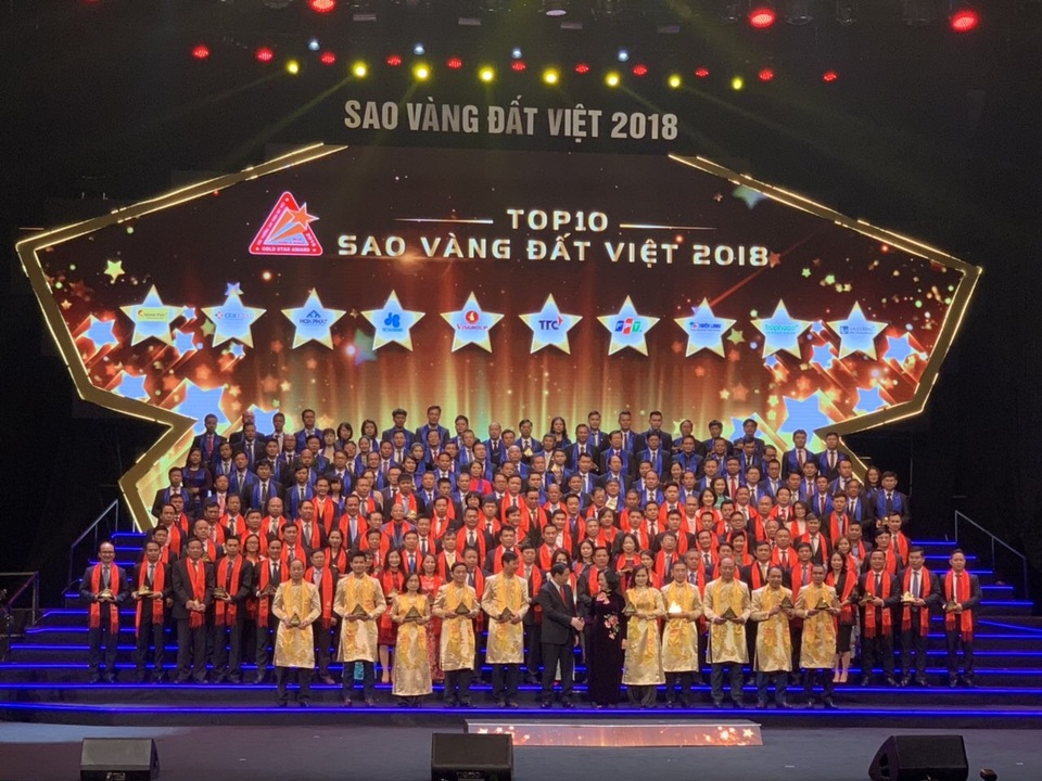 HVC Group đạt giải thưởng Sao Vàng Đất Việt 2018 - Ảnh 1. HVC Group đạt giải thưởng Sao Vàng Đất Việt 2018 - Ảnh 1.