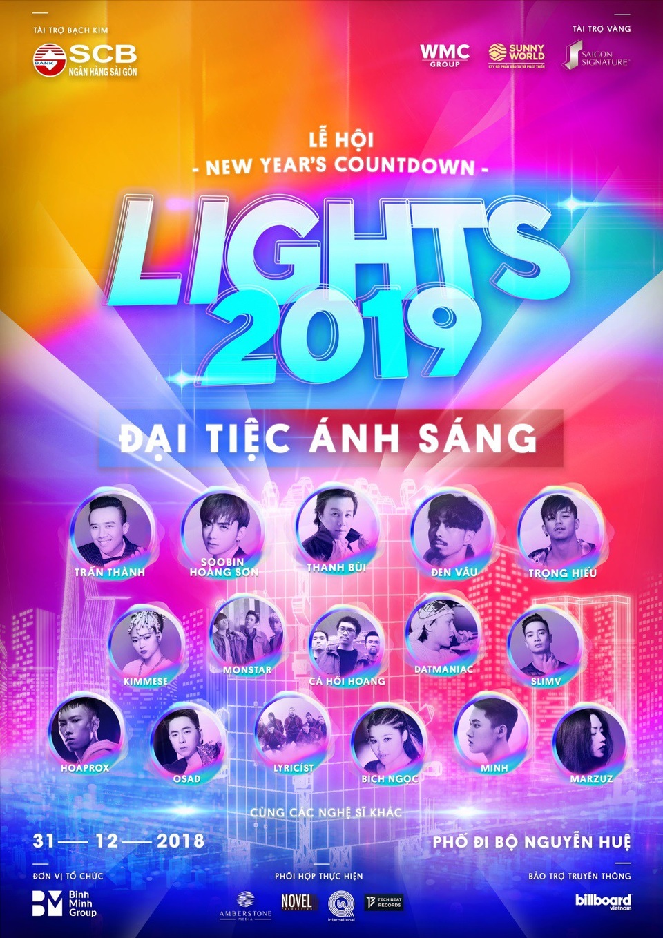 TP.HCM Countdown chào năm mới với đại tiệc ánh sáng Lights 2019 trên phố đi bộ Nguyễn Huệ - Ảnh 2. TP.HCM Countdown chào năm mới với đại tiệc ánh sáng Lights 2019 trên phố đi bộ Nguyễn Huệ - Ảnh 2.