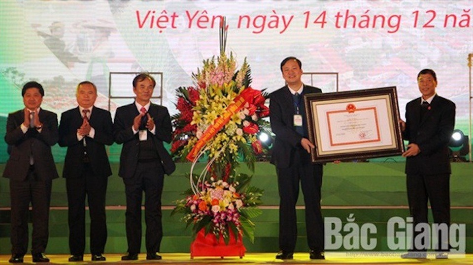 Hàng loạt dấu mốc lịch sử được xác lập tại Bắc Giang năm 2018 - Ảnh 3. Hàng loạt dấu mốc lịch sử được xác lập tại Bắc Giang năm 2018 - Ảnh 3.